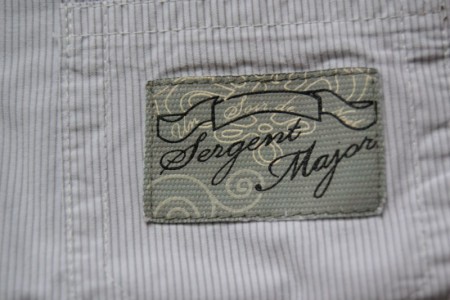 Détails de la chemise Sergent Major